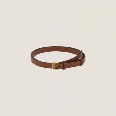 ceinture miu miu|Ceintures en cuir pour Femme .